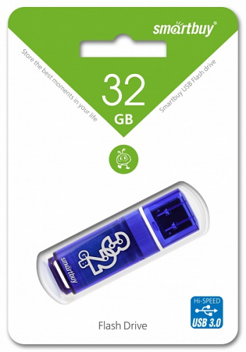 Флэш-диск USB SmartBuy 32 GB Glossy series Dark Blue USB 3.0