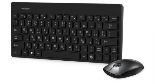 Беспроводной комплект клавиатура+мышь SmartBuy 220349AG Black (SBC-220349AG-K)