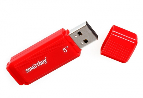 Флэш-диск USB Smartbuy 8 GB Dock Red