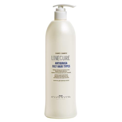 Шампунь для жирных волос Linecure Oily Hair Types Shampoo, 1000 мл