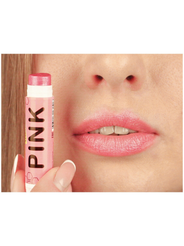 PINK & NUDE 100% натуральные бальзамы для губ , коробка 4 штуки