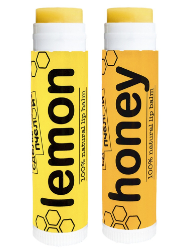 Lemon & Honey 100% натуральные бальзамы для губ 2 штуки