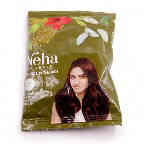 Хна для волос натуральная с травами Neha, 20 г
