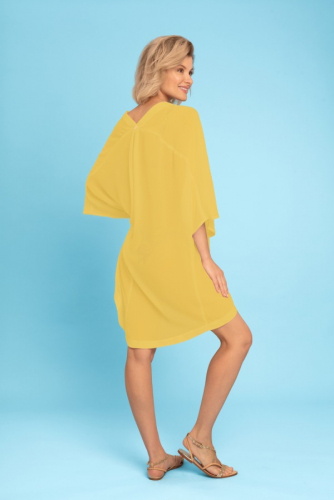 60387 Туника-рубашка женская - SUMMER 2018 2XL (52) жёлтый 000 (60387)