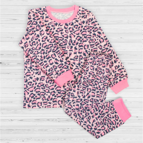 Пижама 1230-028 Розовый, Леопард