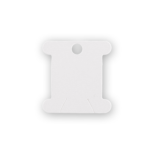 Бобина картон для мулине -002 1000 шт СК/Уценка белый