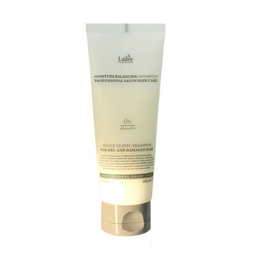 Увлажняющий бессиликоновый шампунь LADOR MOISTURE BALANCING SHAMPOO  100ml