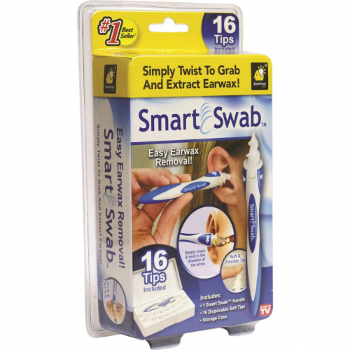 Прибор д/чистки ушей Smart Swab