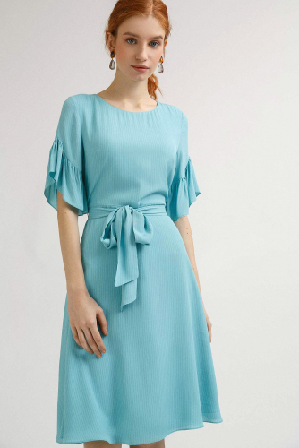 #95880 Платье (Emka Fashion) лазурный