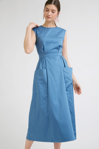 #95866 Платье (Emka Fashion) синий