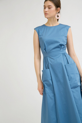 #95866 Платье (Emka Fashion) синий
