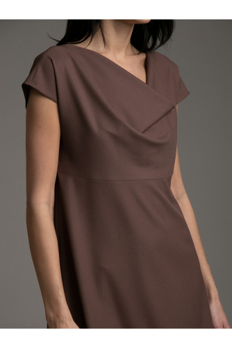 #94143 Платье (Emka Fashion) коричневый