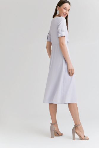 #95897 Платье (Emka Fashion) сиреневый, белый