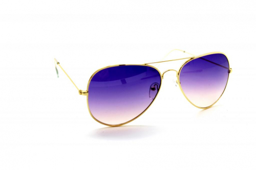 женские солнцезащитные очки 3025 с5 (золото сиреневый)