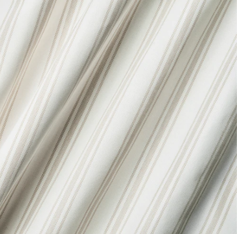 РАДГРЭС Ткань, белый/бежевый в полоску, 150 см