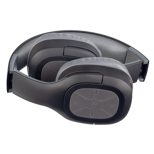 Гарнитура Perfeo Fold беспроводная полноразмерная черная (встроенный MP3-плеер и радиоприемник)