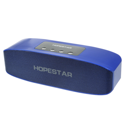 Колонка Hopestar H11 (Bluetooth/8Wx2/microSD/AUX/FM/Power Bank) синяя