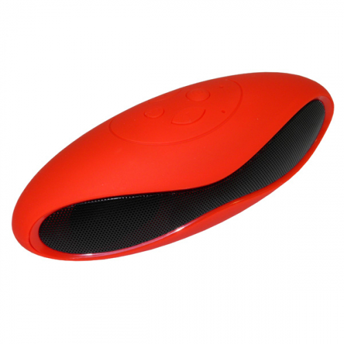 Колонка BT02/X6U (BluetoothMicro SDUSBFM) красная