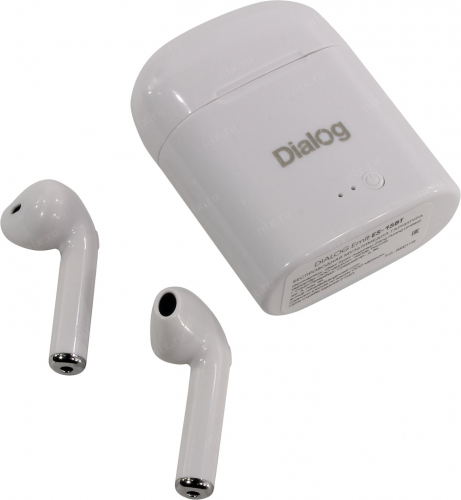 Гарнитура Dialog ES-15BT, bluetooth, вкладыши, белая