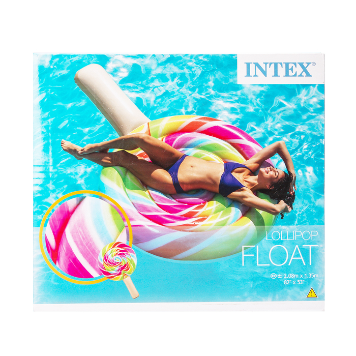 Плот для плавания «Леденец», 208 х 135 см, 58753EU INTEX