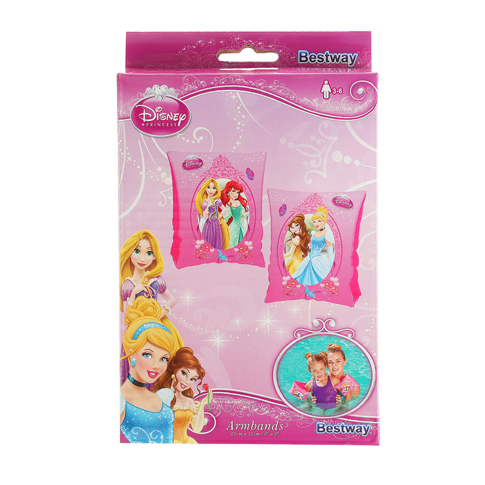 Нарукавники Princess, 23 х 15 см, от 3-6 лет, 91041 Bestway