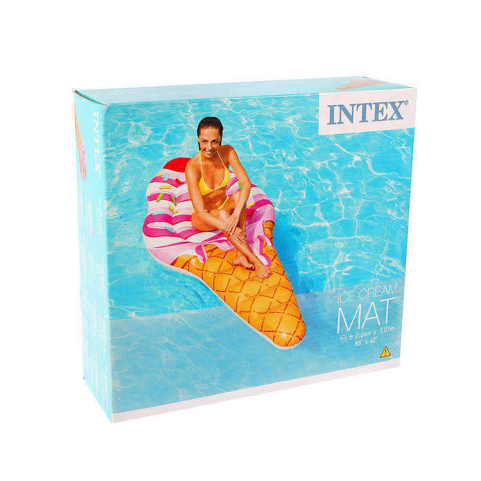 Матрас для плавания «Мороженое», 224 х 107 см, 58762EU INTEX