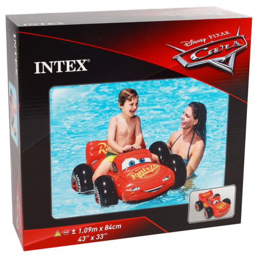Игрушка для плавания «Тачки», 109 х 84 см, от 3 лет, 57516NP INTEX
