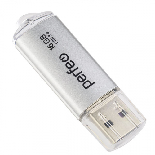Флэш-диск USB Perfeo16 GB C14 silver metal USB 3.0