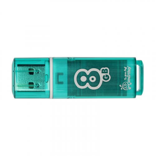Флэш-диск USB SmartBuy 8 GB Glossy series Green
