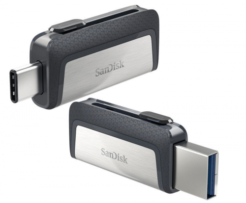Флэш-диск USB SanDisk 64 GB Dual Drive Type C+Type A OTG USB 3.1