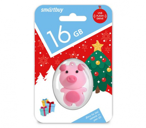 Флэш-диск USB SmartBuy 16 GB Wild series Pig (Поросенок)