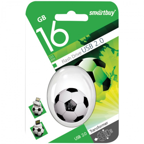 Флэш-диск USB SmartBuy 16 GB Wild series Футбольный мяч