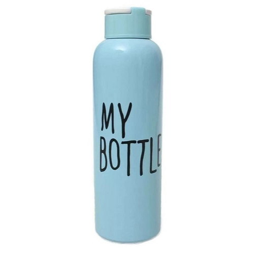 Термос My Bottle 650ml (голубой) копия