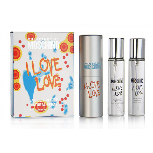 Moschino Cheap and Chic I Love Love perfume 3x20ml копия