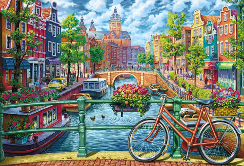 Алмазная мозаика: Амстердам 100х68см