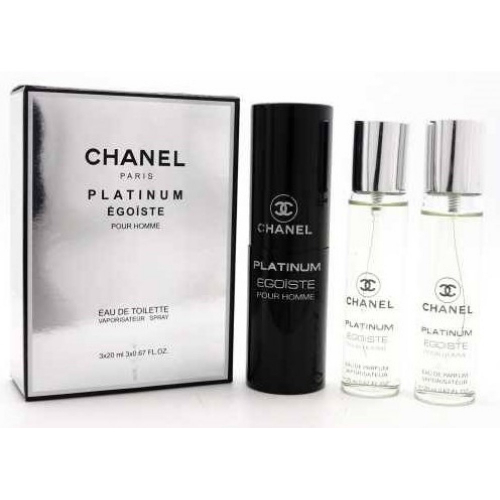 Chanel Platinum Egoiste Perfume 3x20ml (M) копия