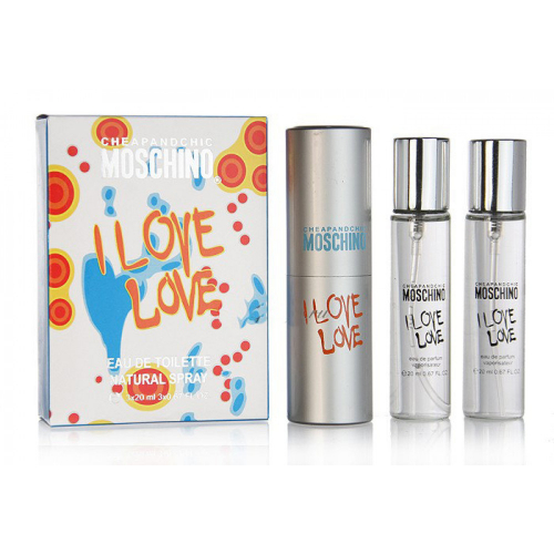 Moschino I Love Love Perfume 3x20ml копия