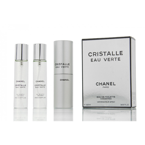Chanel Cristalle eau Verte pаrfume 3x20ml копия