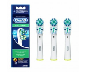 Hасадки на Электрические зубные щетки BRAUN Oral-B DUAL CLEAN 3 шт Германия