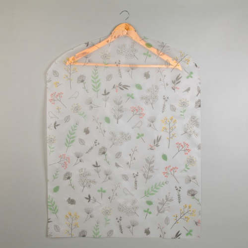 Чехол для одежды «Весна», 60×80 см, PEVA
