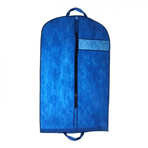 Чехол для одежды, с окном 140х60 см, цвет синий