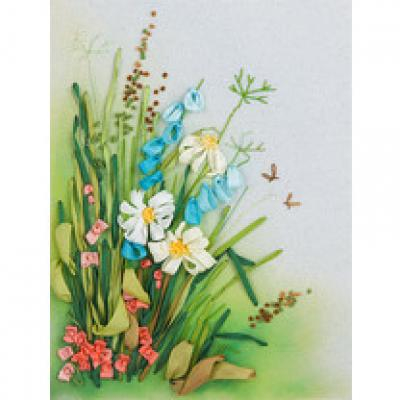 Набор для вышивания PANNA Живая картина JK-2061 ( ЖК-2061 ) Полевые цветы. Ромашки