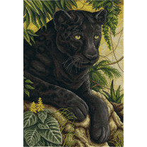 Набор для вышивания PANNA J-1697 ( Ж-1697 ) Черный бархат джунглей
