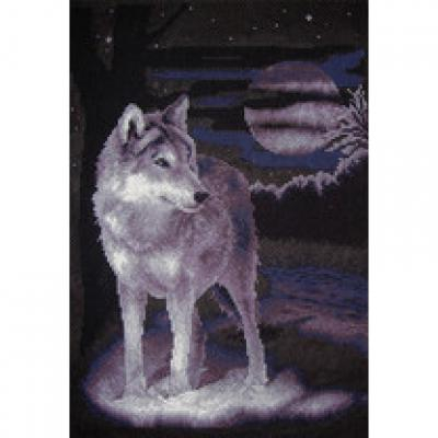 Набор для вышивания PANNA J-0462 ( Ж-0462 ) Белый волк