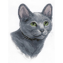 Набор для вышивания PANNA J-1815 ( Ж-1815 ) Русская голубая кошка