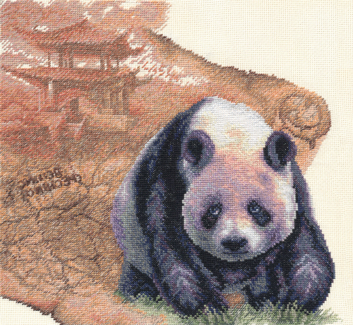 Набор для вышивания PANNA J-0280 ( Ж-0280 ) Королевская панда