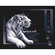 Набор для вышивания PANNA J-0277 ( Ж-0277 ) Белый тигр