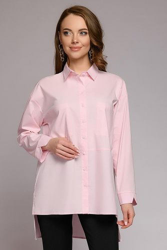 Рубашка #171332Розовый