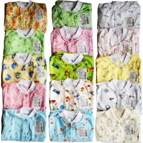 Пижама на кнопках кулирка 10-5801