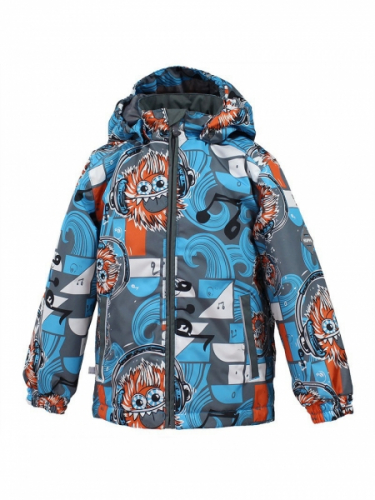 Куртка для малышей JODY, голубой с принтом-серый 73146